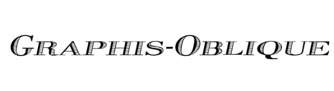 Graphis-Oblique  フリーフォントのダウンロード