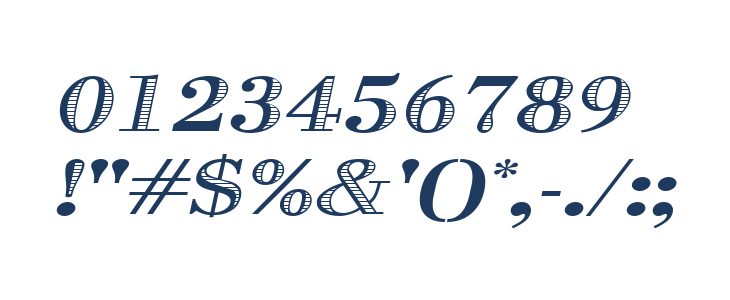 Graphis-Oblique Other Characters