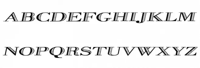 Graphis-Oblique Schriftart Kleinbuchstaben