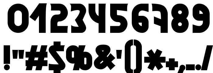 Graphisme Bold Font OTHER CHARS