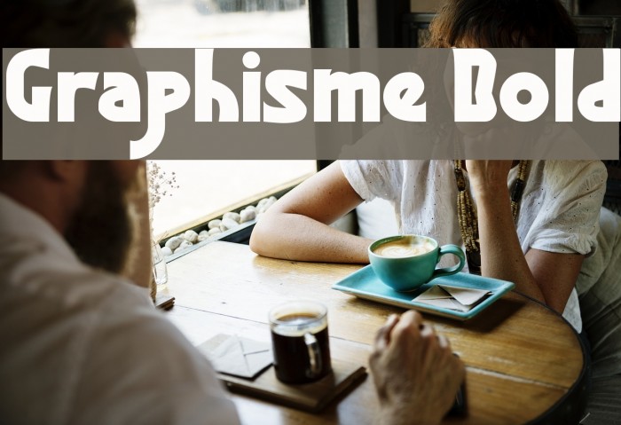 Graphisme Bold Font examples