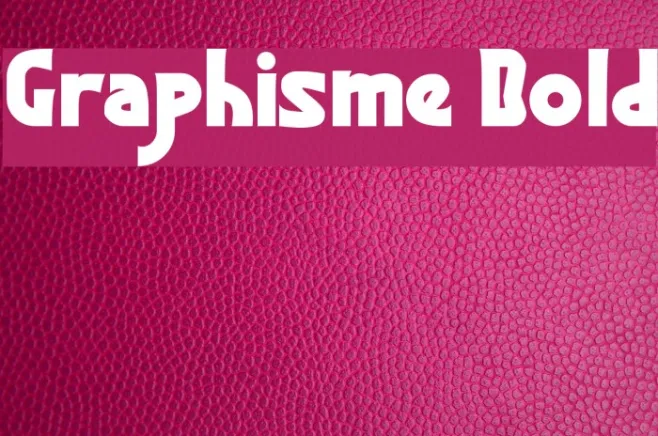Graphisme Bold Example 2
