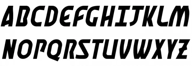 Graphisme Italic Schriftart Groß