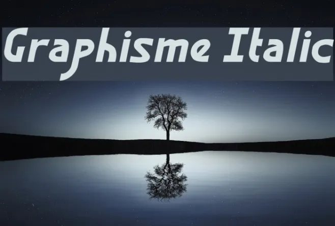 Graphisme Italic Example 3