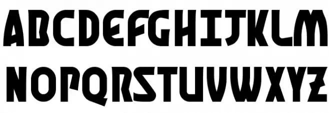 Graphisme Font Litere mari