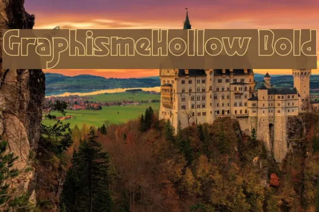 GraphismeHollow Bold Example 2