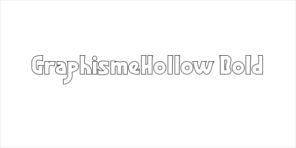 GraphismeHollow Bold Logo