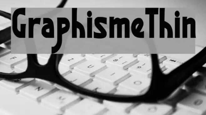 GraphismeThin Font examples