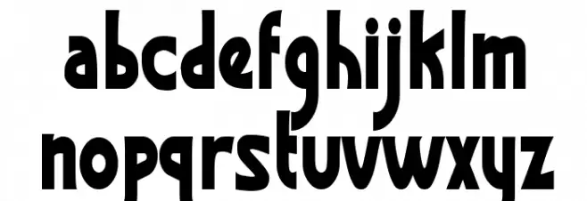 GraphismeThin フォント 小文字