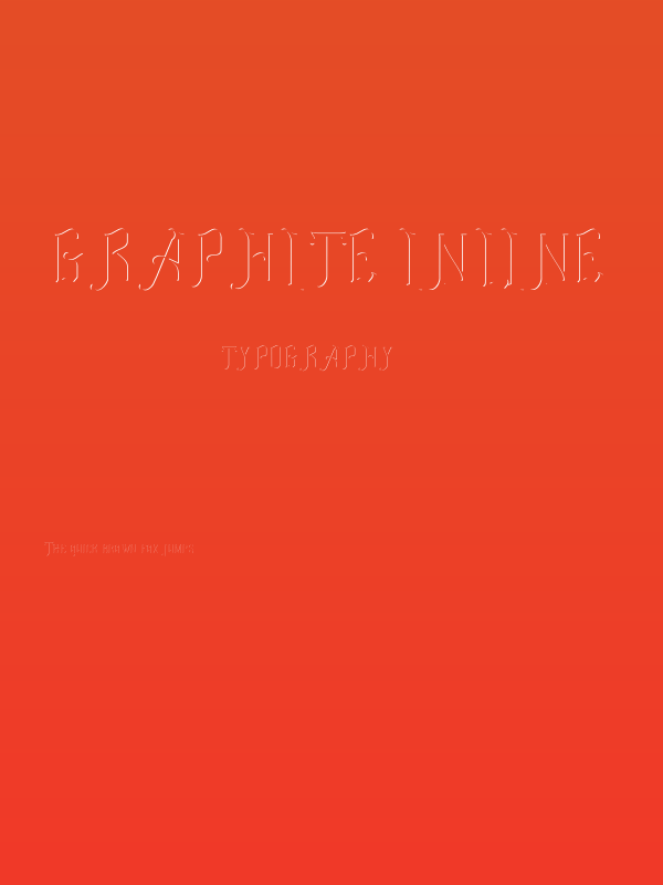 Graphite Inline Poster