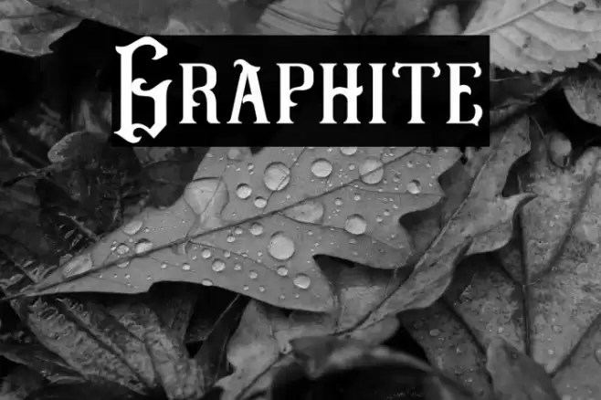 Graphite Font examples