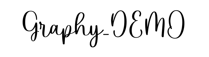 Graphy_DEMO  font caratteri gratis