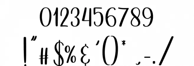 Graphy_DEMO Fuentes OTROS CHARS