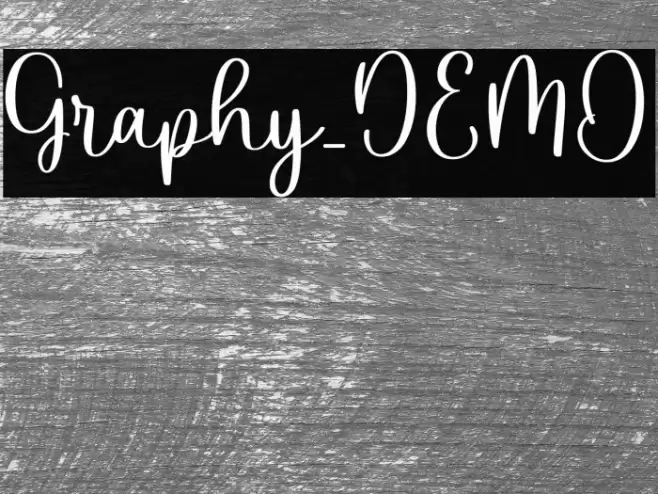 Graphy_DEMO Fonte examples