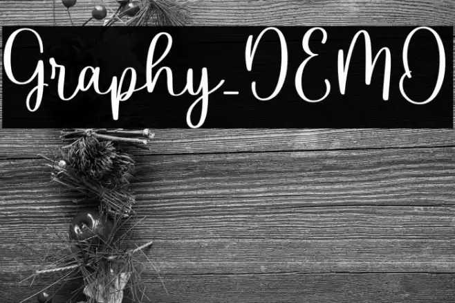 Graphy_DEMO Fonte examples