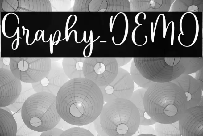 Graphy_DEMO Fonte examples