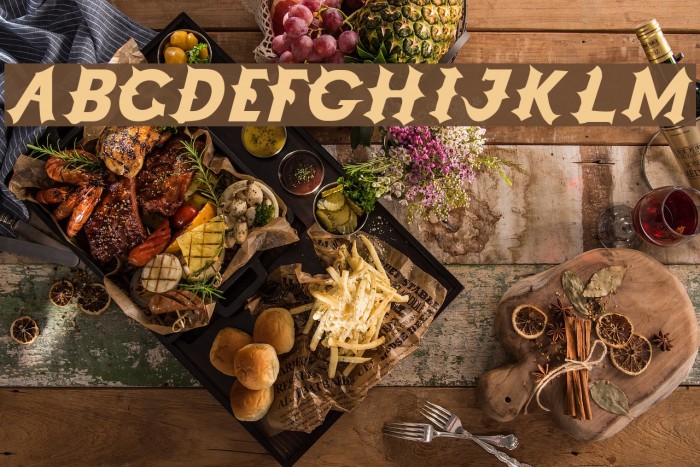 Grappa Font examples
