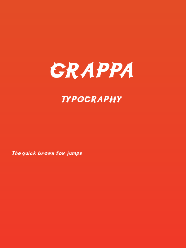 Grappa Poster