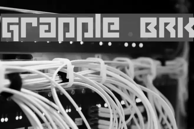 Grapple BRK Font examples