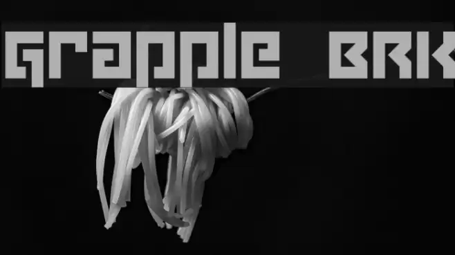 Grapple BRK Font examples