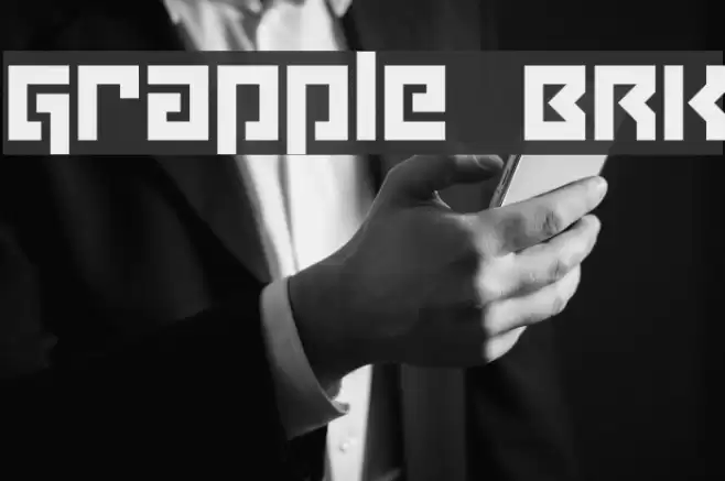 Grapple BRK Font examples