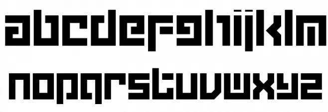 Grapple BRK फ़ॉन्ट लोअरकेस