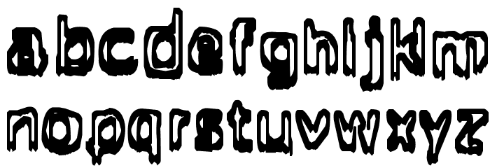 Grasping Font LOWERCASE