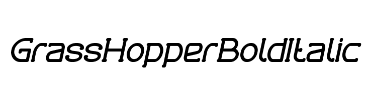 Grass Hopper Bold Italic  font caratteri gratis