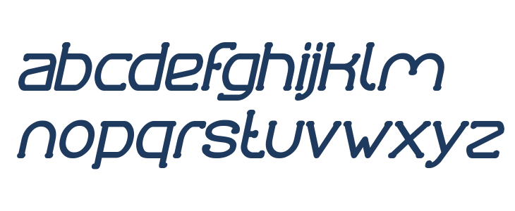 Grass Hopper Bold Italic Lowercase