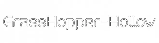 Grass Hopper-Hollow  baixar fontes gratis