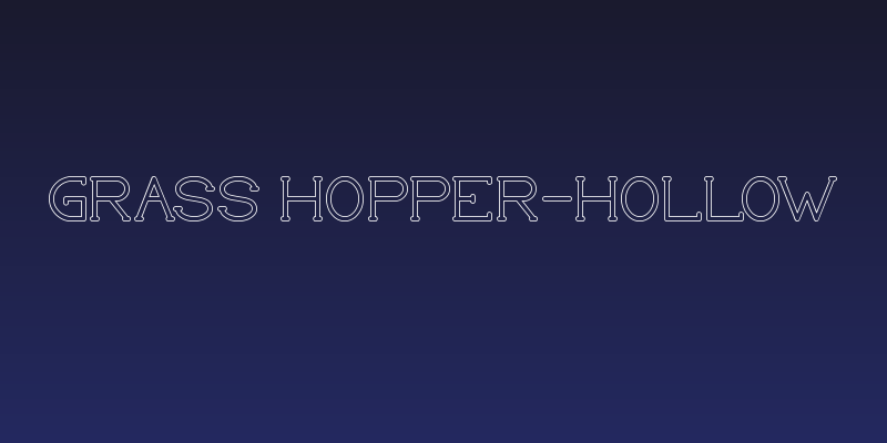 Grass Hopper-Hollow Social Header