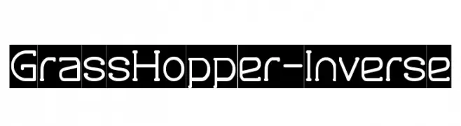 Grass Hopper-Inverse  تنزيل الخطوط