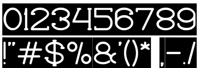 Grass Hopper-Inverse Font OTHER CHARS