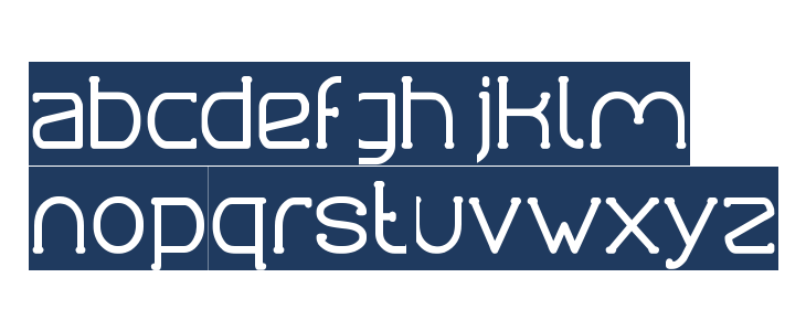 Grass Hopper-Inverse Lowercase