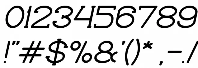 Grass Hopper Italic Font OTHER CHARS