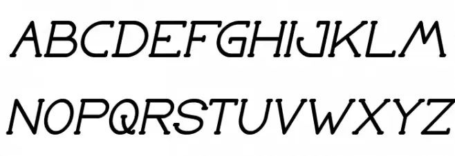 Grass Hopper Italic Font Litere mari
