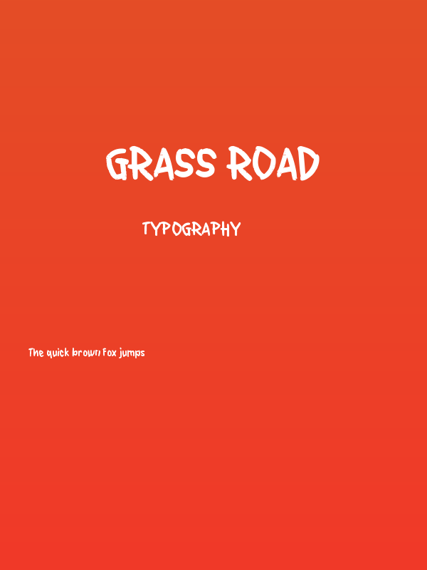 Grass Road Poster