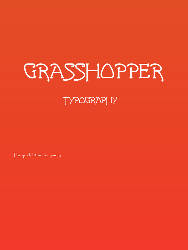 Grasshopper Poster