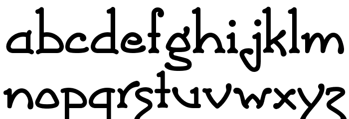 Grasshopper Font LOWERCASE