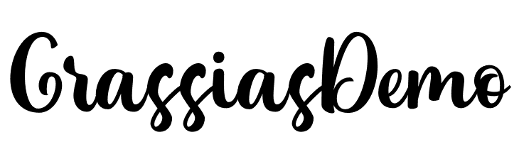 Grassias Demo  font caratteri gratis