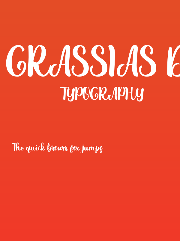 Grassias Demo Poster