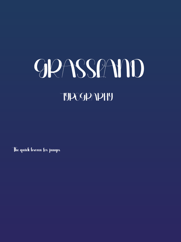 Grassland Poster