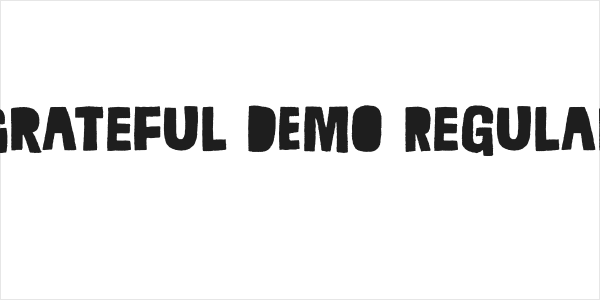 Grateful DEMO Regular Logo