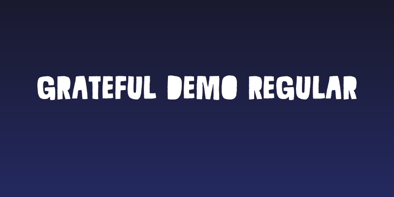 Grateful DEMO Regular Social Header