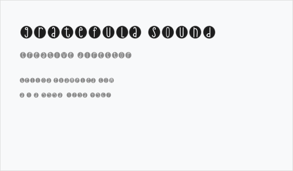 Grateful-Sound Business Card