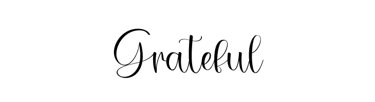 Grateful  Free Fonts Download