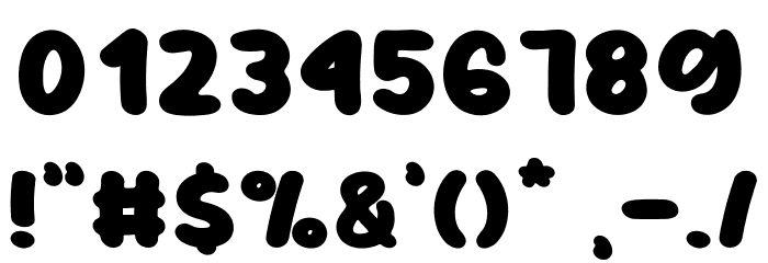 GratefulEveryday Font OTHER CHARS
