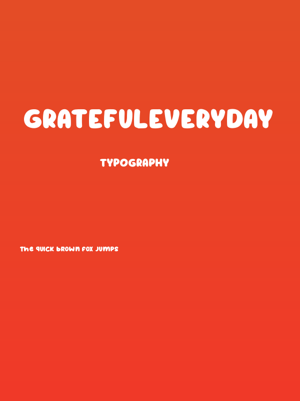 GratefulEveryday Poster