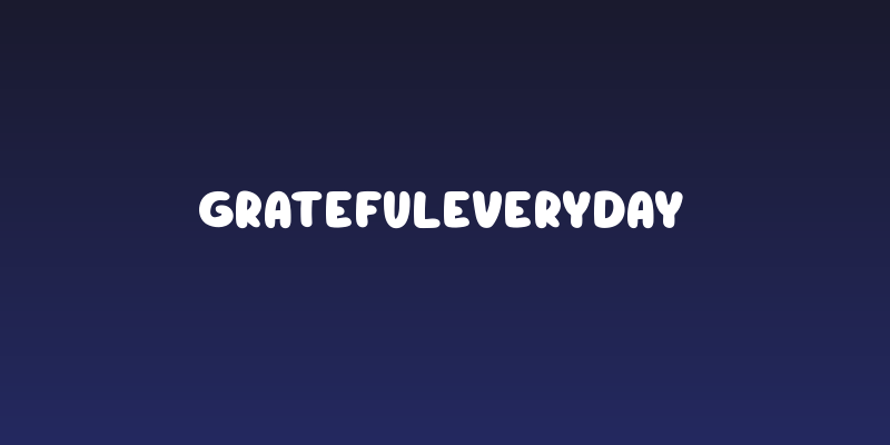 GratefulEveryday Social Header