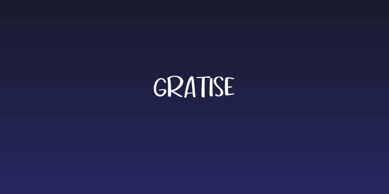 Gratise Social Header
